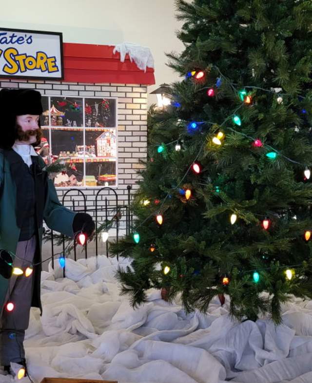 Hometown Christmas exhibit in Grapevine's Christmas Capital of Texas