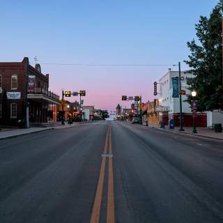 Downtown Grapevine Sunset