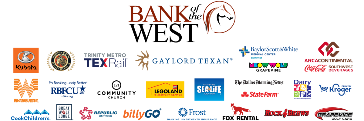 Sponsors for Main Street Fest in Grapevine, Texas